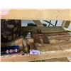 Image 4 : SHELF LOT OF ASSORTED ITEMS INCLUDING; MASTERCRAFT EXTENDABLE RATCHET & SOCKET SET, WESSEL IMPACT