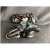 Image 2 : FRANKLIN MINT PRECISION MODELS THE 1957 BMW R-50 MOTORCYCLE AND SIDECAR 1:10 SCALE WITH COA