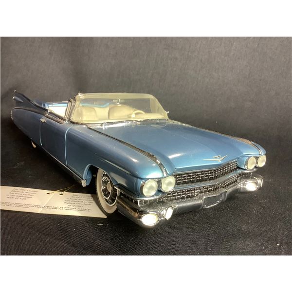 FRANKLIN MINT PRECISION MODELS 1959 CADILLAC ELDORADO BIARRITZ  1:24 SCALE WITH COA