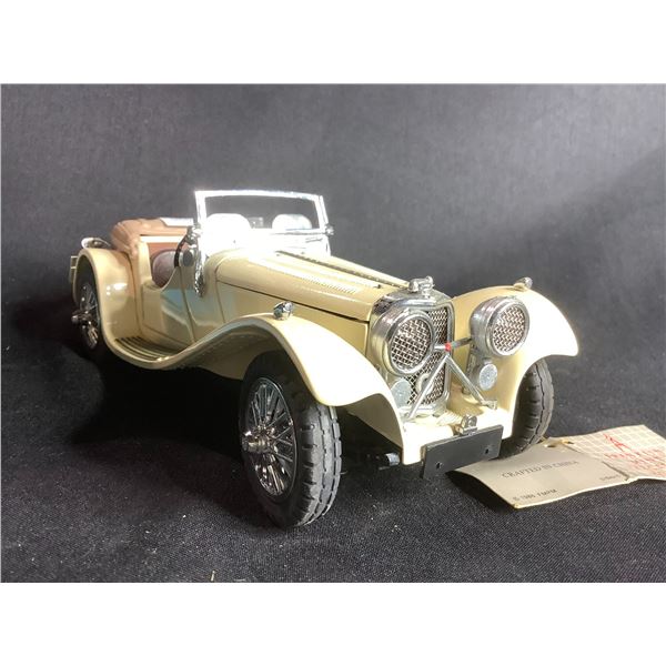 FRANKLIN MINT PRECISION MODELS JAGUAR SS-100 1:24 SCALE WITH COA