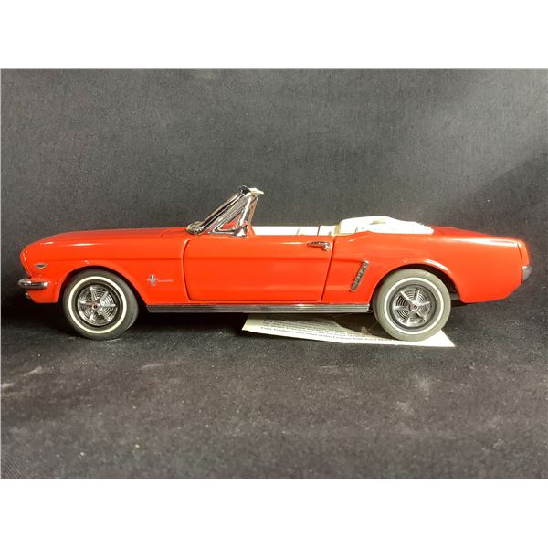 FRANKLIN MINT PRECISION MODELS THE 1964-1/2 FORD MUSTANG 1:24 SCALE WITH COA