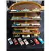 Image 1 : FRANKIN MINT CAR COLLECTION "THE CLASSIC CARS OF THE FIFTIES" 22 CARS IN TOTAL INCLUDES WALLMOUNT