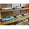 Image 3 : FRANKLIN MINT COLLECTION OF 12 CARS "THE CLASSIC CARS OF THE SIXTIES" INCLUDES WALL MOUNT SHELF AND