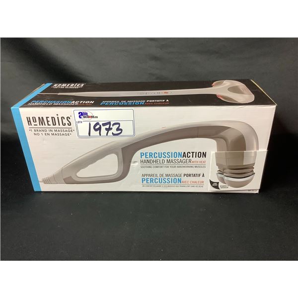 *NEW* HOMEDICS PERCUSSION ACTION HANDHELD MASSAGER WITH HEAT