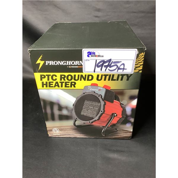 *NEW* PRONGHORN PTC ROUND UTILITY HEATER 70-0546