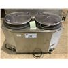 Image 1 : DUAL SERVER SOUP WARMER STATION WITH TUREENS AND LIDS