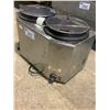 Image 2 : DUAL SERVER SOUP WARMER STATION WITH TUREENS AND LIDS