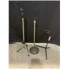 Image 1 : 2 MIC STANDS, AND GUITAR STAND