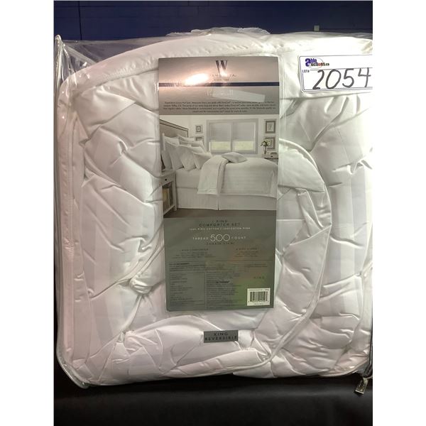 BRAND NEW WAMSUTTA PIMA COTTON 500 THREAD COUNT KING COMFORTER/SHAM SET