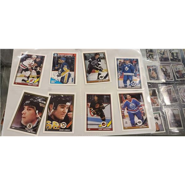 8 *MINT* 91-92 OPEE-CHEE HOCKEY CARDS INCLUDES, GRETZKY, MARIO LEMIEUX, KURRI, BRETT HULL, AND MORE