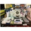 Image 1 : *VARIOUS ITEMS* SURGE PROTECTORS, SPEAKERS, ALARM CLOCKS, INFRARED THERMOMETERS, & MORE