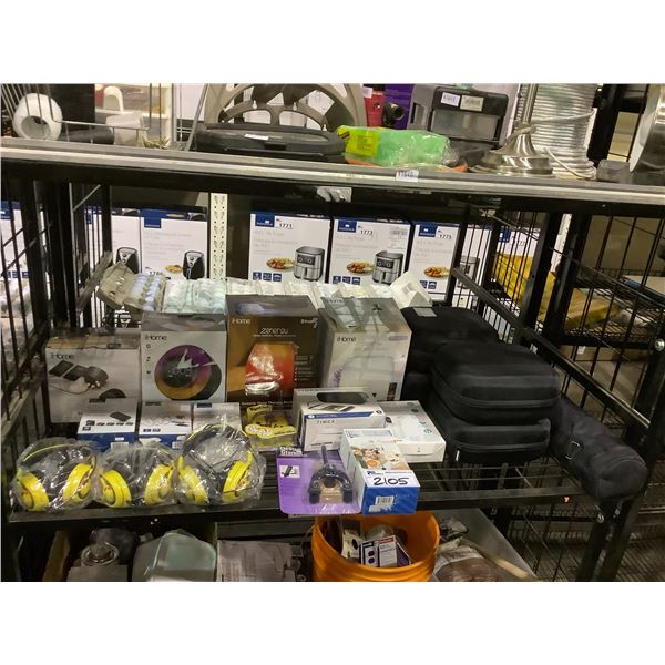 *VARIOUS ITEMS* SPEAKERS, TRAVEL ADAPTER, CARRYING CASES, SLEEP THERAPY MACHINE, HEADSETS, & MORE