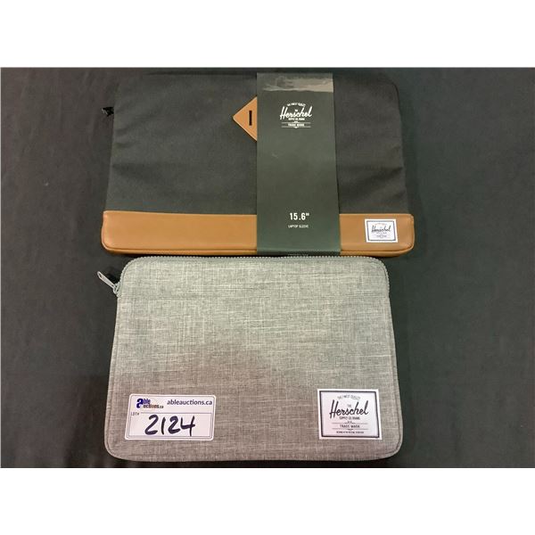 2 HERSCHEL LAPTOP COVERS : 13" & 15.6"