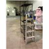 Image 2 : 5 TIER ROLLING RACK WITH CONTENTS INCLUDING; CLOCK, HAMMER, STEP LADDER, WATCH & MORE