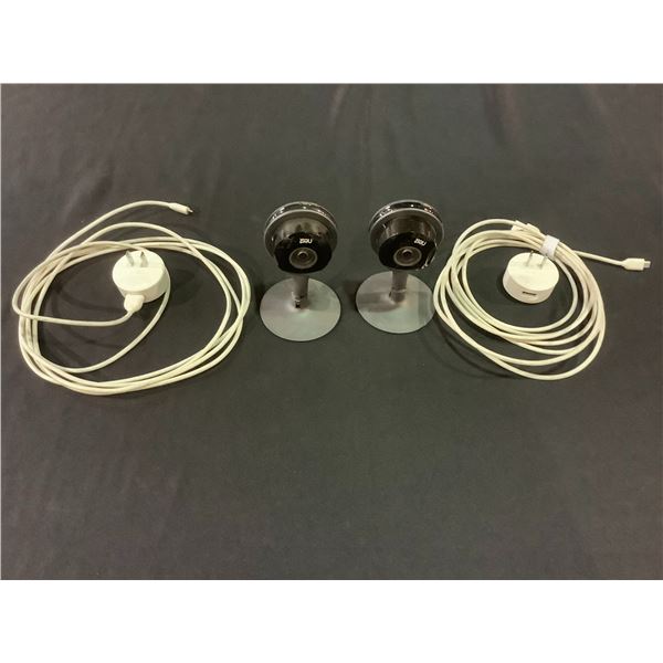 2 NEST CAMERAS WITH POWER CORDS MODEL # A00005