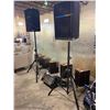 Image 1 : *TESTED WORKING* PA SYSTEM INCLUDING; 2 YORKVILLE PULSE 12 SPEAKERS WITH STANDS & YORKVILLE M810