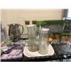 Image 3 : SHELF LOT OF DISPOSABLE DISHWARE, JUGS, DISHES MINI SPOONS