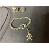 Image 3 : BAG OF ASSORTED RINGS, AND EAGLE NECKLACE PENDANT, AND MORE