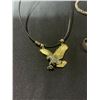 Image 4 : BAG OF ASSORTED RINGS, AND EAGLE NECKLACE PENDANT, AND MORE