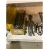 Image 2 : SHELF LOT OF TOOLS, CASSETTES, PICTURES