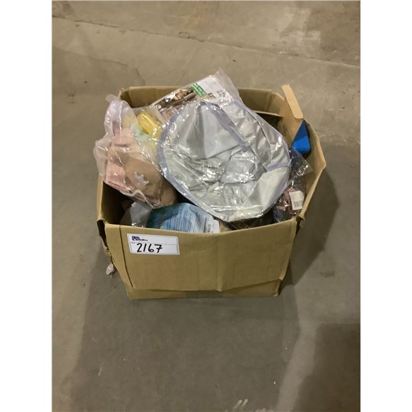 BOX OF AMAZON RETURNED PRODUCTS