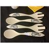 Image 2 : FIRST NATIONS CUP + SAUCER SET, SALAD TONGS, & PESTLE & MORTAR