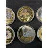 Image 3 : 6 GOLD PLATED HOCKEY, BOXING , AND MORE COLLECTOR COINS