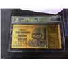 Image 2 : LOT OF ASSORTED GOLD FOIL BILLS, AND SILVER FOIL BILLS, NOT LEGAL TENDER