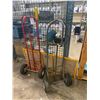 Image 1 : RED 2 WHEEL DOLLY, AND GREY 2 WHEEL DOLLY, AND CARRY BOARD