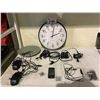 Image 1 : LOT OF ASSORTED ITEMS INCLUDING; WALL CLOCK, LENOVO MOUSE, NOKIA PHONE & MORE
