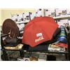 Image 1 : SHELF LOT OF ASSORTED ITEMS INCLUDING; COCA-COLA UMBRELLA, FIRST NATIONS ART, BOOKS, SCARF & MORE