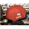 Image 3 : SHELF LOT OF ASSORTED ITEMS INCLUDING; COCA-COLA UMBRELLA, FIRST NATIONS ART, BOOKS, SCARF & MORE