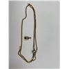 Image 1 : 14KT DIAMOND AND RUBY PENDANT WITH BROKEN 14KT CHAIN