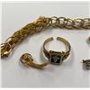 Image 2 : LOT OF SCRAP GOLD WITH DIAMOND AND PEARLS