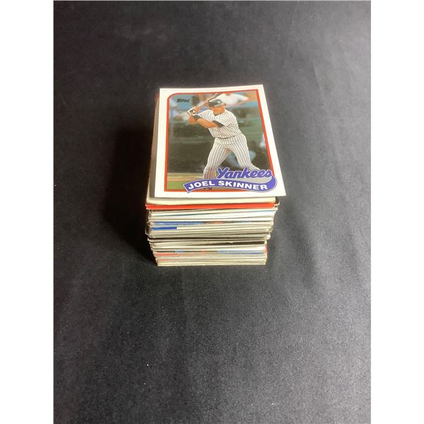 STACK OF ASSORTED BASEBALL CARDS