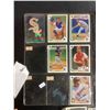 Image 2 : 5 SHEETS OF ASSORTED BASEBALL CARDS