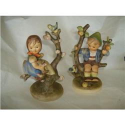 Hummel Apple Tree Boy #142/1 & Girl #141/1