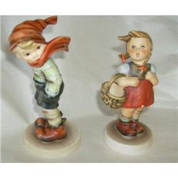 Two Hummels Little Shopper #96 & March Winds #43