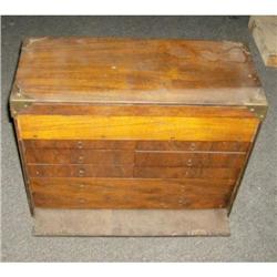 Mahogany machinist chest