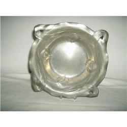 Kayserzinn Art Nouveau pewter dish, signed  raised mark