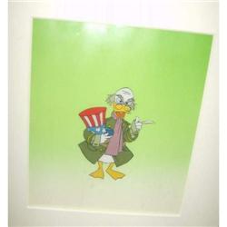 2 Disney seri-cels Mickey Mouse with certificate & Duck