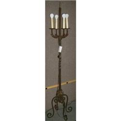 Iron floor lamp