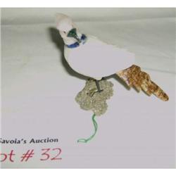 Hand carved stone bird