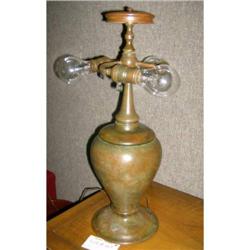 Tiffany Studios lamp base # 167, holds a 18"diam shade