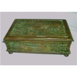 Tiffany Studios Pine needle box #808