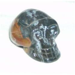 Citrine Labradorite Skull