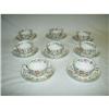 Image 1 : Eight Minton cups & saucers Haddon Hall Pattern