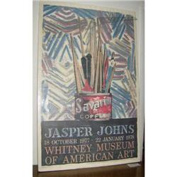 Jasper Johns poster, 1977