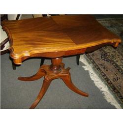 Mahogany center stand