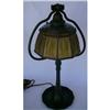 Image 1 : Tiffany Studios #612 desk lamp with linen fold shade